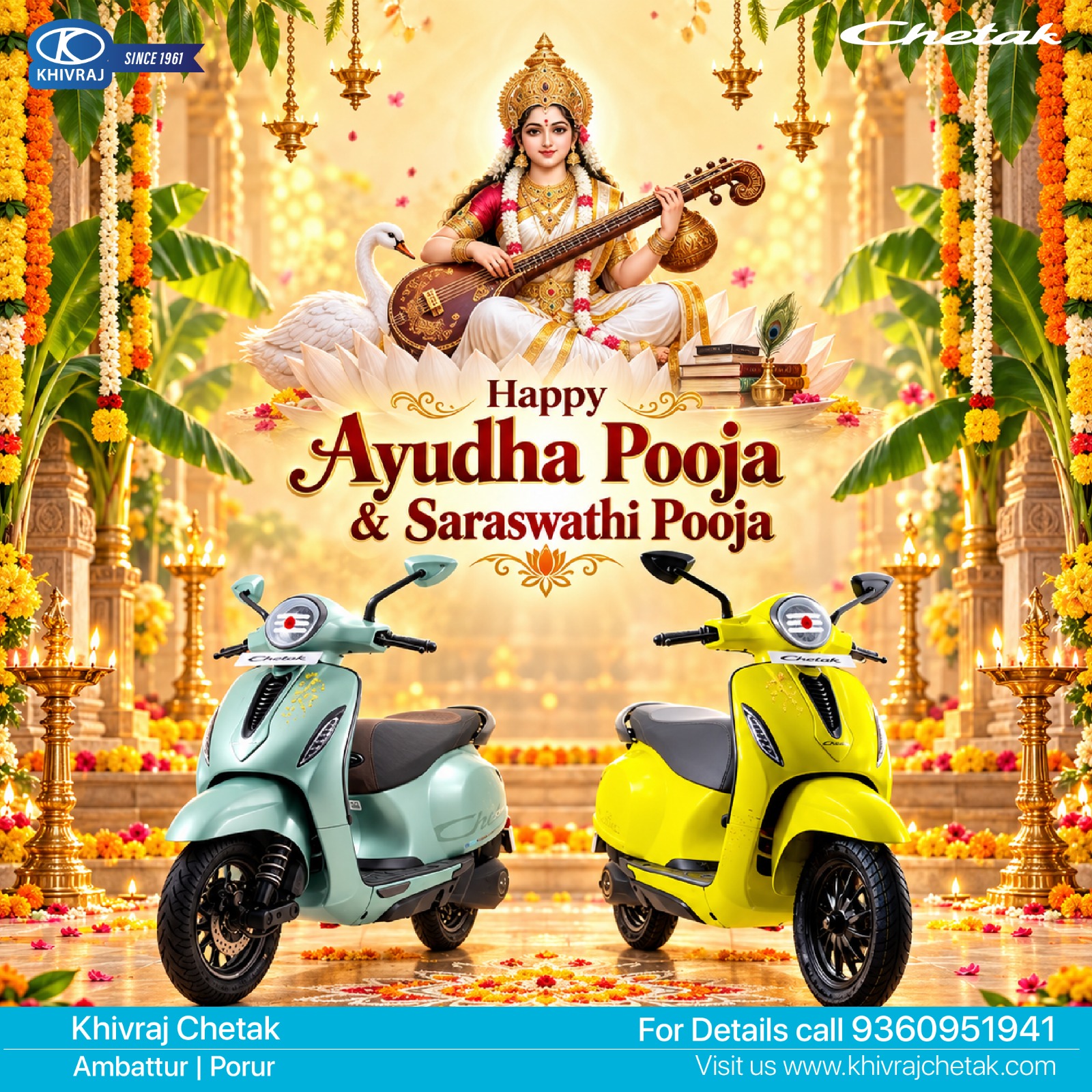 Happy Ayudhapooja Oct'26 - by Khivraj Chetak